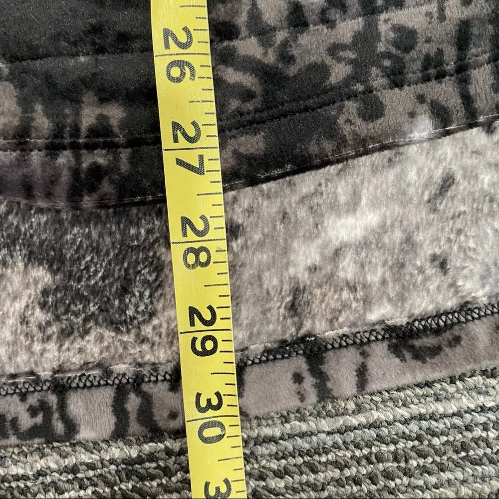 Womens Donna Karan Sleepwear Black Velour Cowlneck Sweatshirt Pants Lounge Set - Image 14