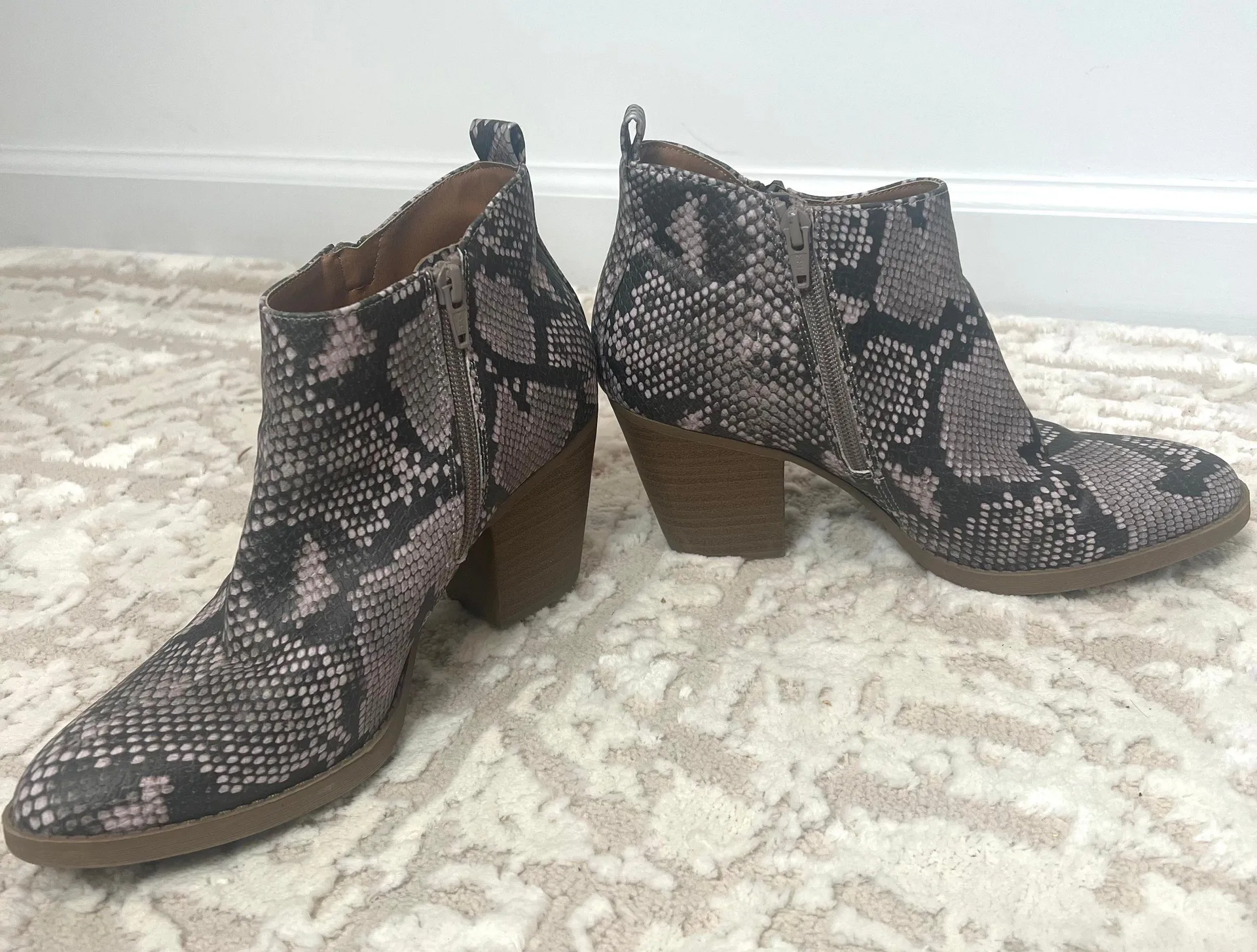 Universal Threads Universal Thread Snake Skin Print Booties - Image 6