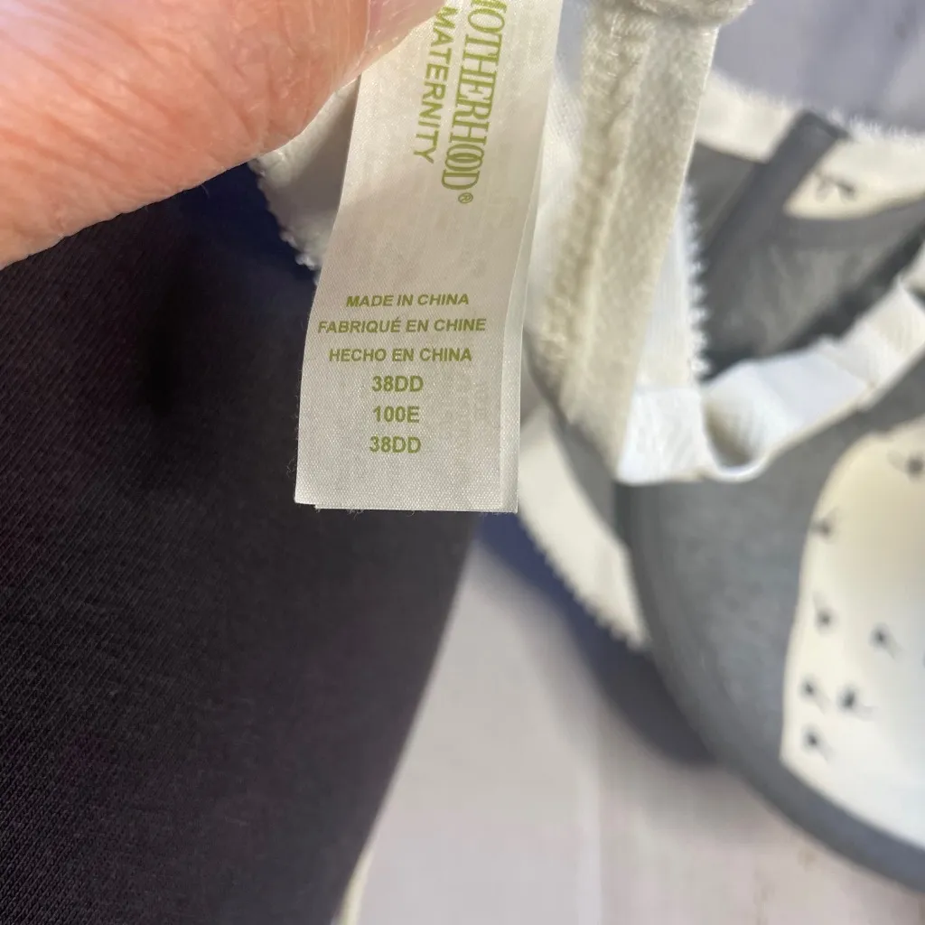 Motherhood Maternity - Women’s Grey Maternity Bra - Size 38DD - Image 14