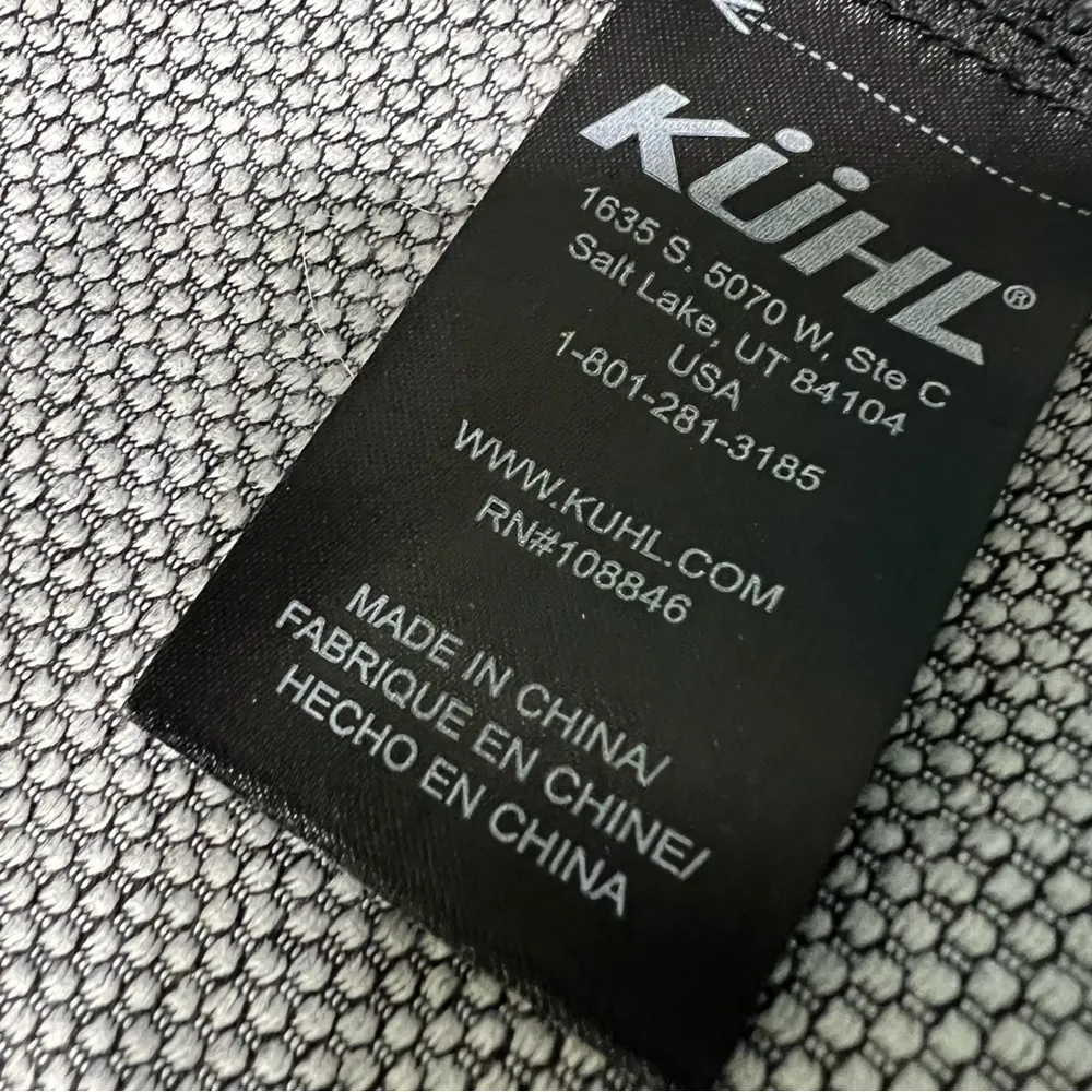 Kuhl Krush Snap front jacket size small Gray Jacket Thumbholes outdoor - Image 6