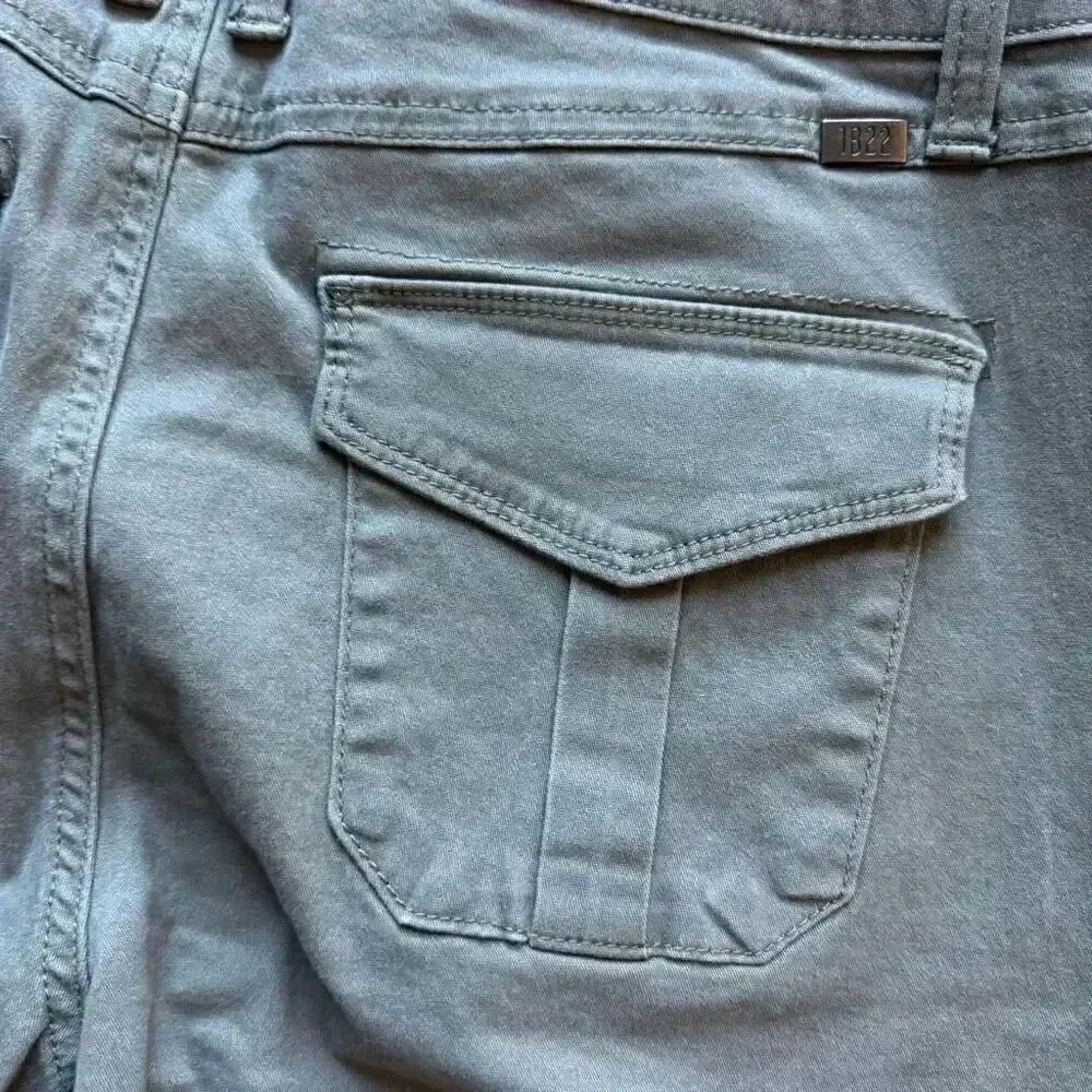 1822 Denim Olive Green Ankle Skinny Cotton Spandex Blend Soft SZ 10 #2193 - Image 10