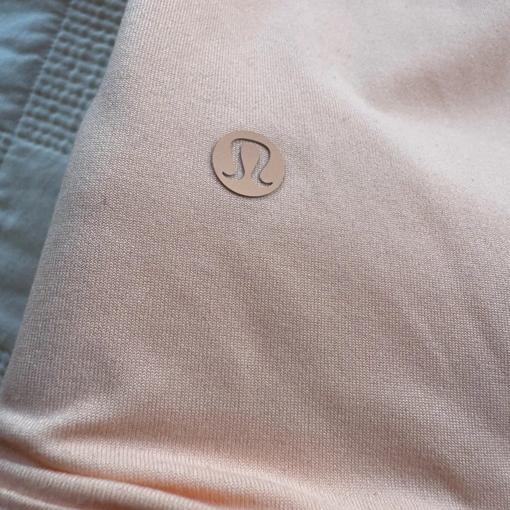 Lululemon Wundermost Ultra-Soft Nulu Square-Neck Sleeveless Bodysuit Peach - Image 5