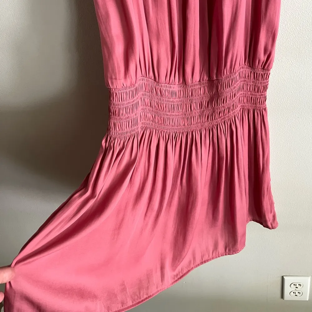 Miou Muse boutique pink sleeveless mini dress tunic summer casual beach Size M - Image 5