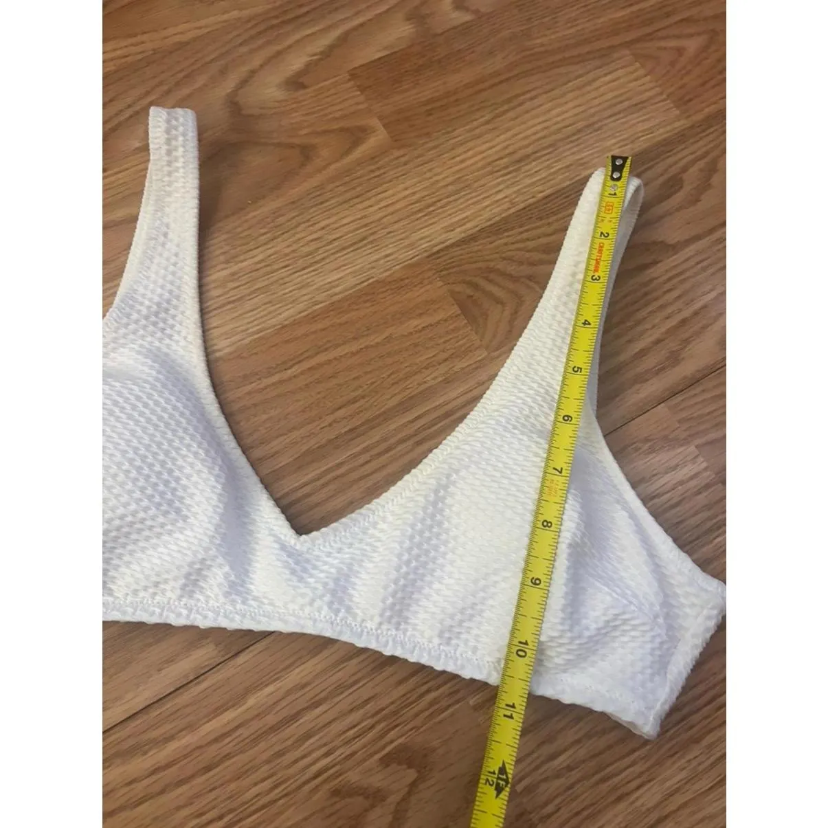 Aerie Textured Bikini Top Size Medium - Image 2