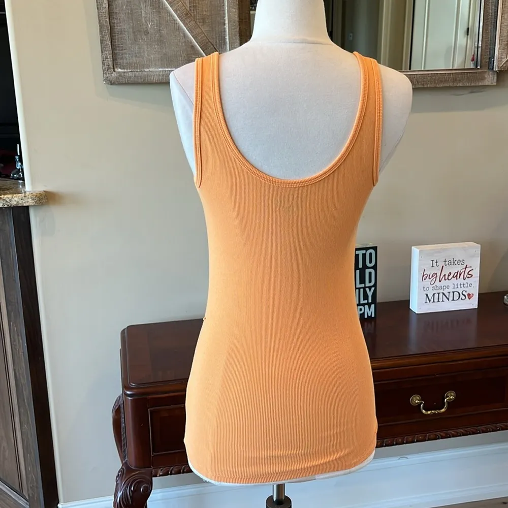 Comfy Orange Tank Size XS - Image 5