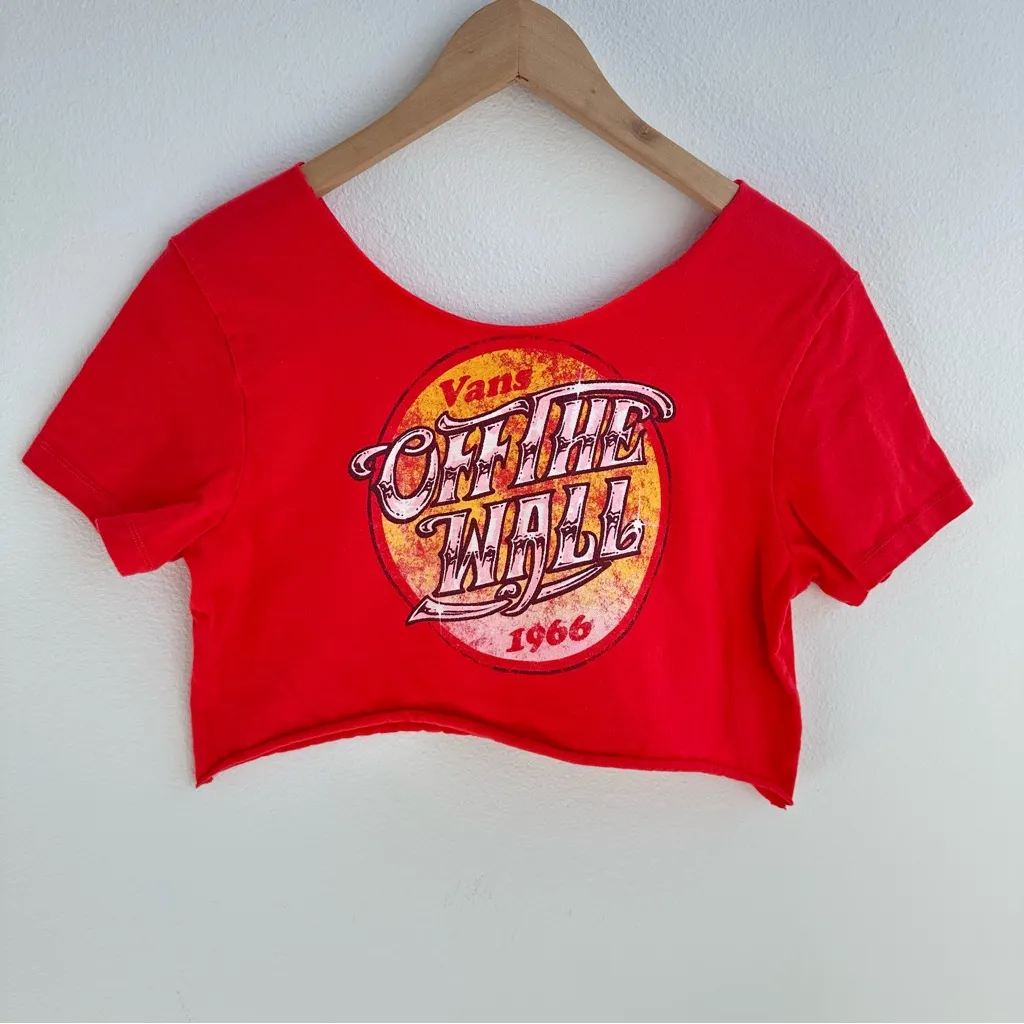 Vans off-the-shoulder crop top - Image 5