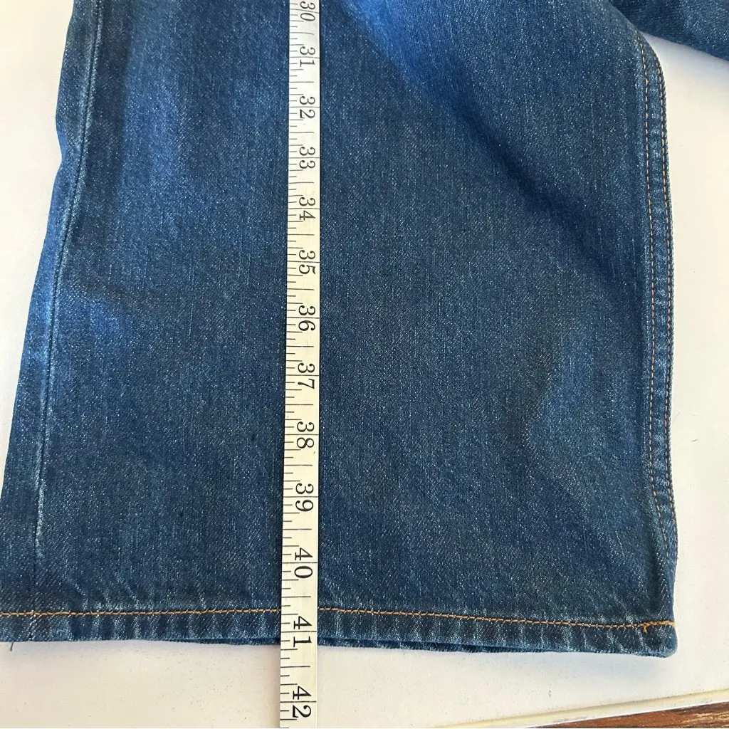 A & F Classic Blue Wide-Leg Women Jeans 26 or size 2 - Image 8