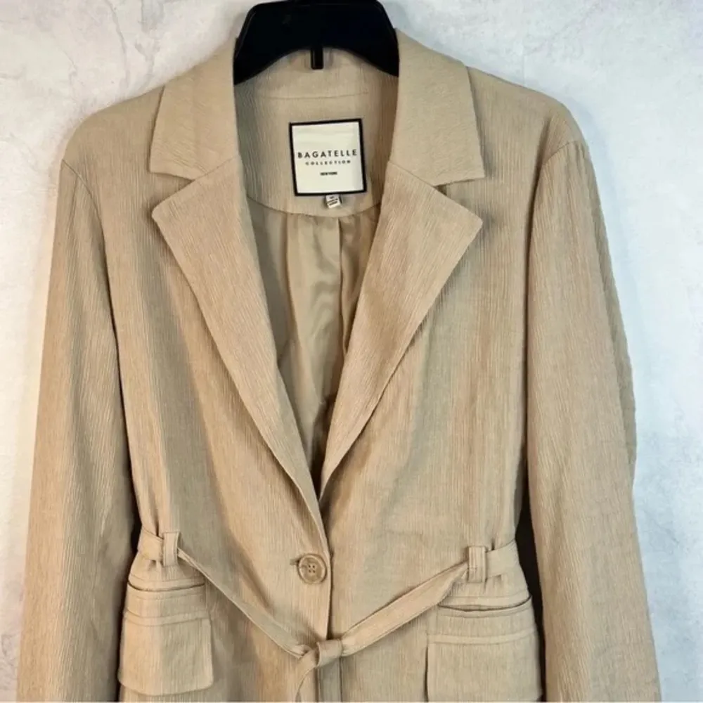 Silk Crinkle Linen Blazer BNWT - Image 4