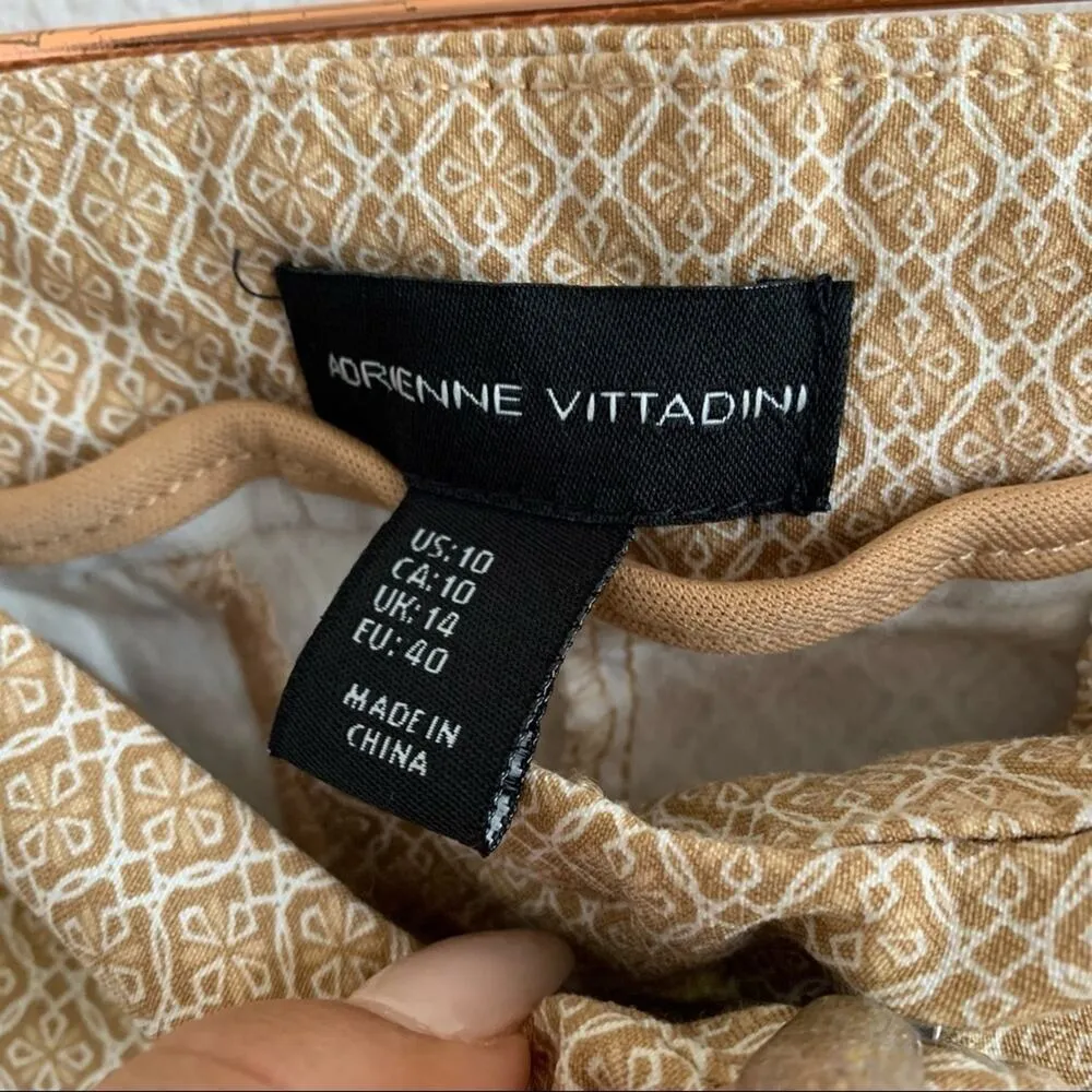 Andrienne Vittadini Pants Geometric Print 10 - Image 3