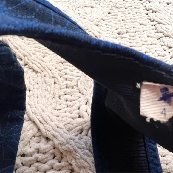 LULULEMON Power Up Tank lI Sashico Star Inkwell Rugged Blue Size 4‎ - Image 5