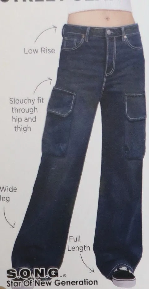 S.O.N.G Low Rise Slouchy Jeans Blue Size 30 - Image 2