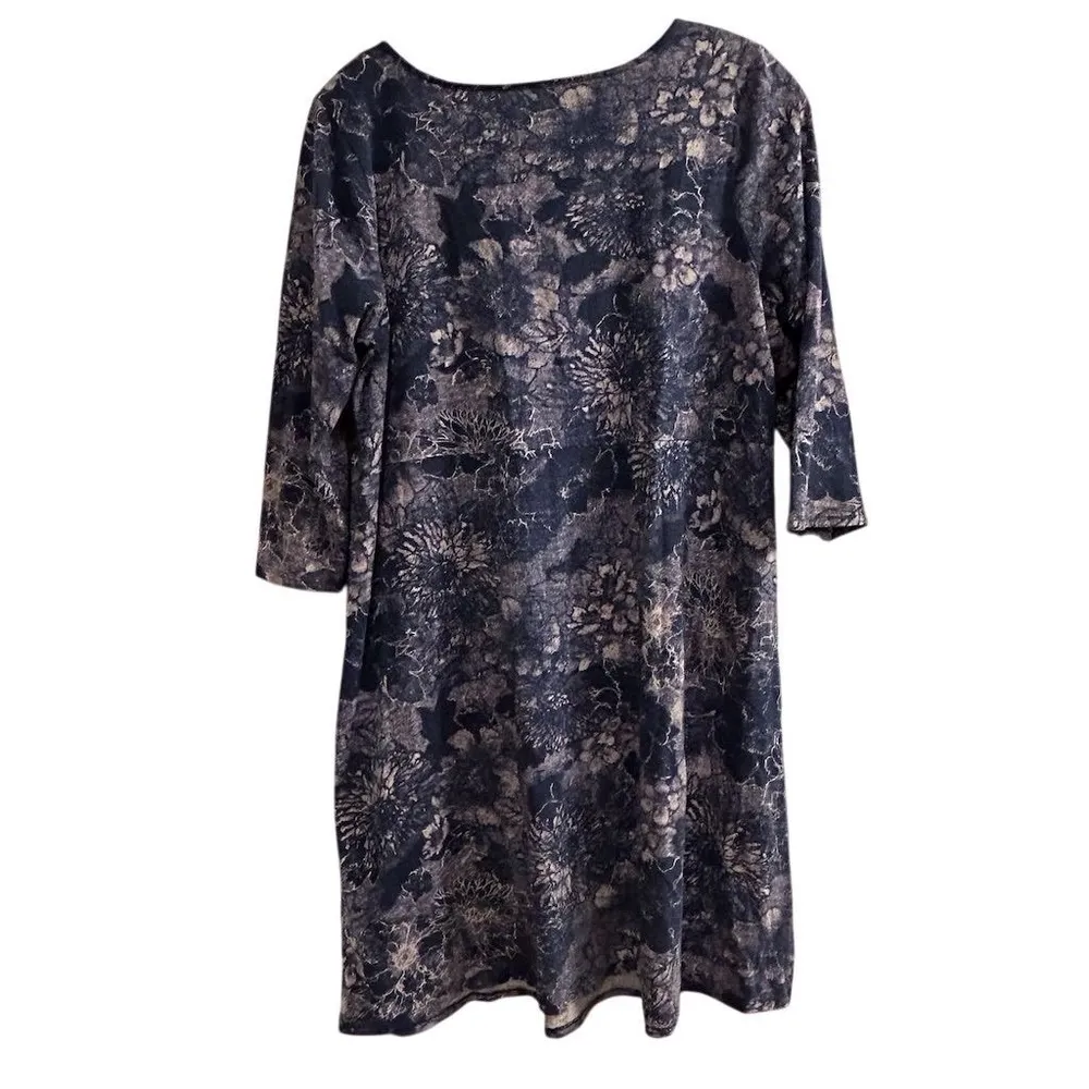 J. Jill Pure Jill Women's M Blue Floral A - Image 5