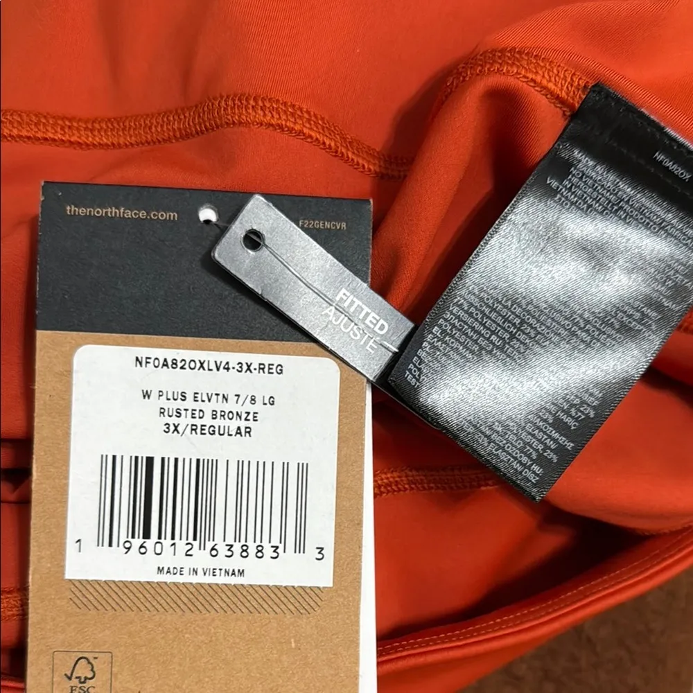 💙💖 NWT The North Face Elevation 7/8 Leggings in Rusted Bronze - Image 9