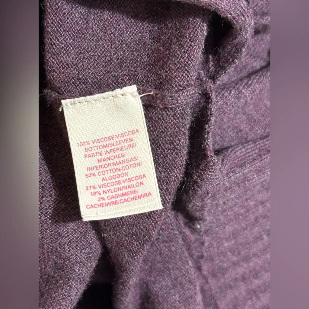 Victoria's Secret Purple Long Sleeve Dress Whit Pockets - Image 7