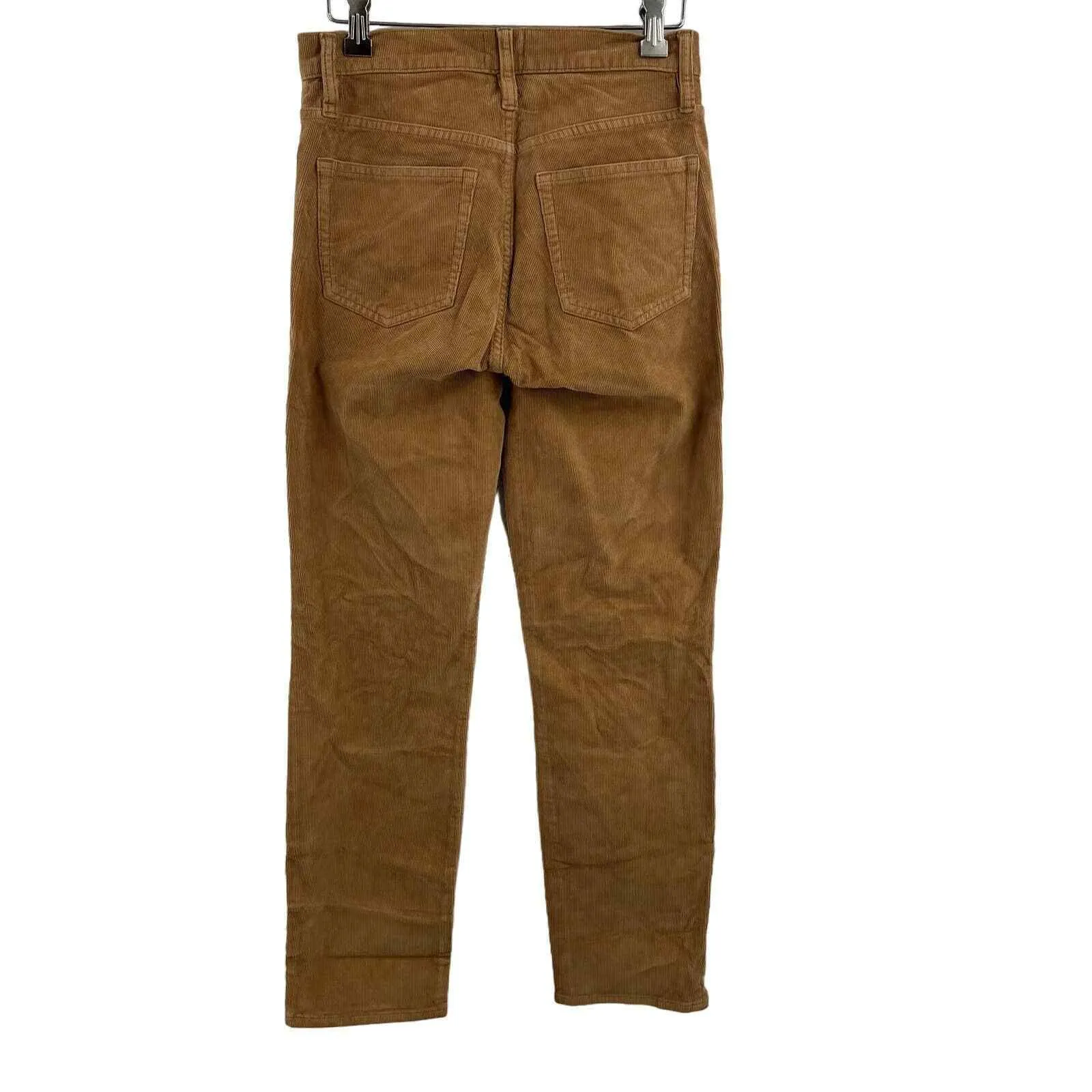 J Crew‎ Vintage Slim Straight Tan Corduroy Pants Size 25 New - Image 3