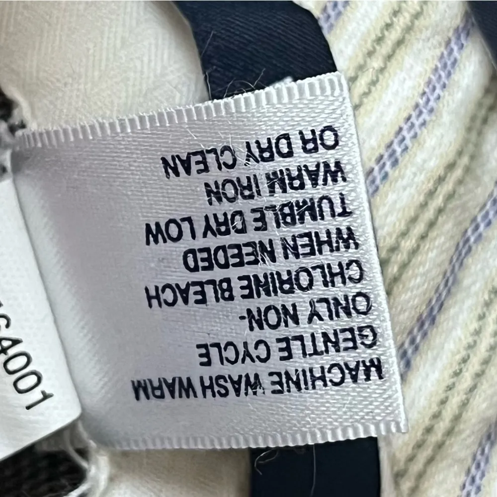 Vintage Y2K GAP Linen Wide Leg Pants Women’s 12 | Gray Cuffed Trousers 34X30 - Image 6