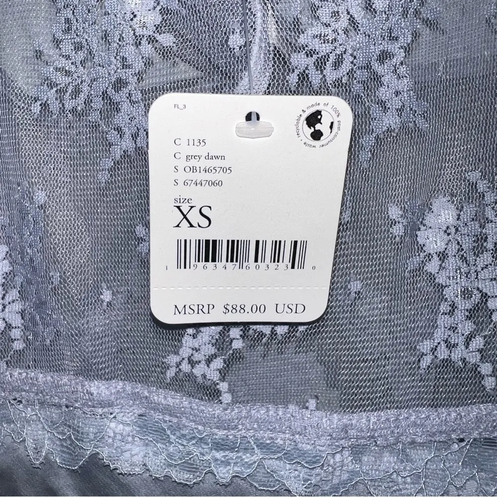 Free People Ready Now Cross Back Lace Mini Slip Dress - Image 9