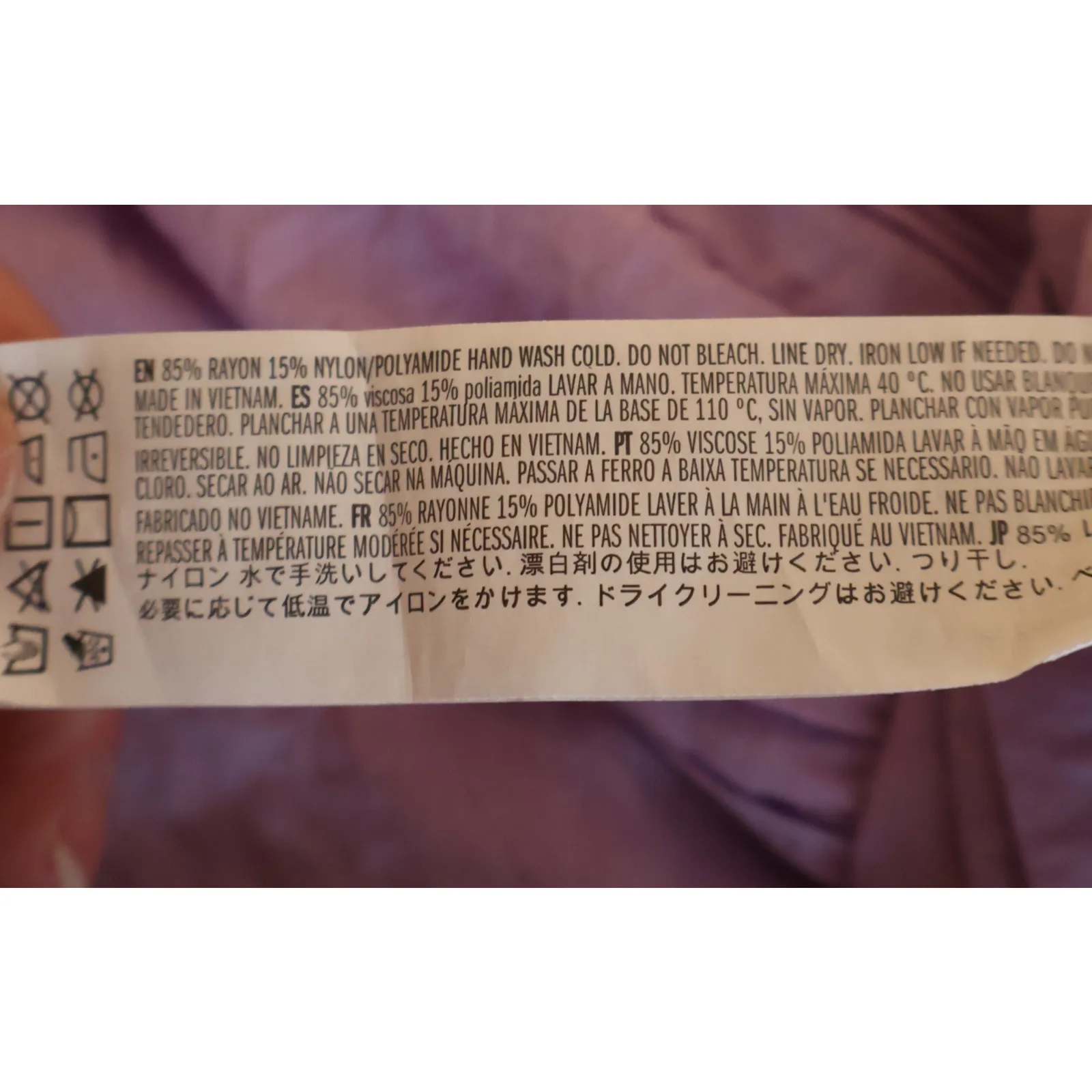 Lavender Belt Tie Shorts Fairy Coquette Soft Girl Pastel Twee High‎ Waist Size M - Image 5