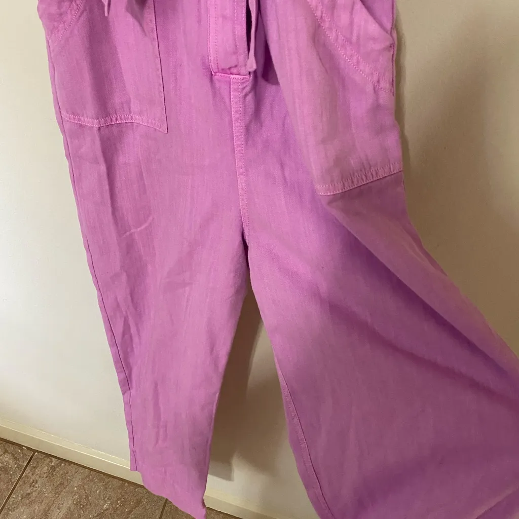 Women’s Universal Thread Pink Button Down Jumpsuit Size 2 - Image 5