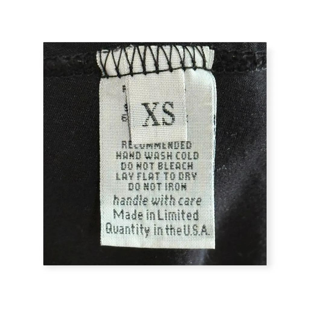 new Lauren Moshi ✌︎︎ Deanna Lipstick Crystal Peace Fingers Dress ✌︎︎ Black XS - Image 9