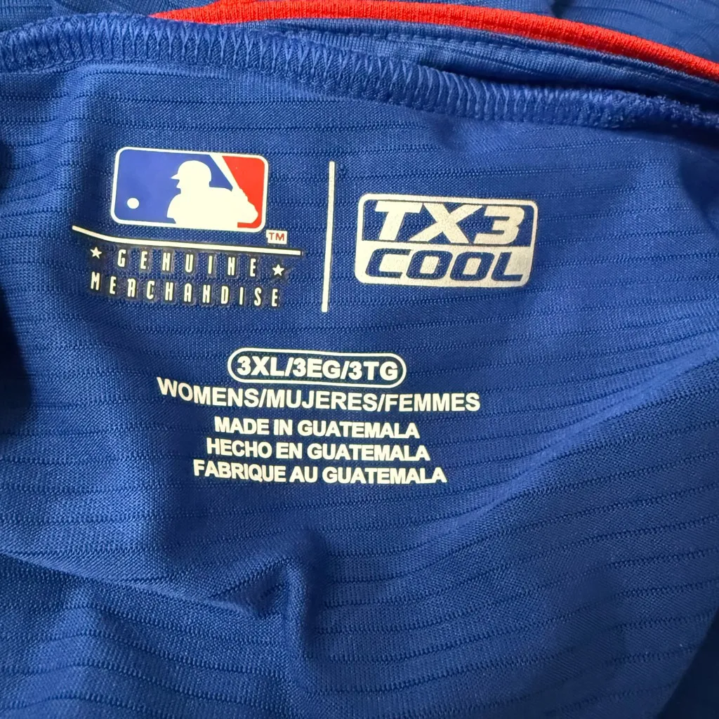 Texas Rangers T-Shirt 3XL Blue - Image 7