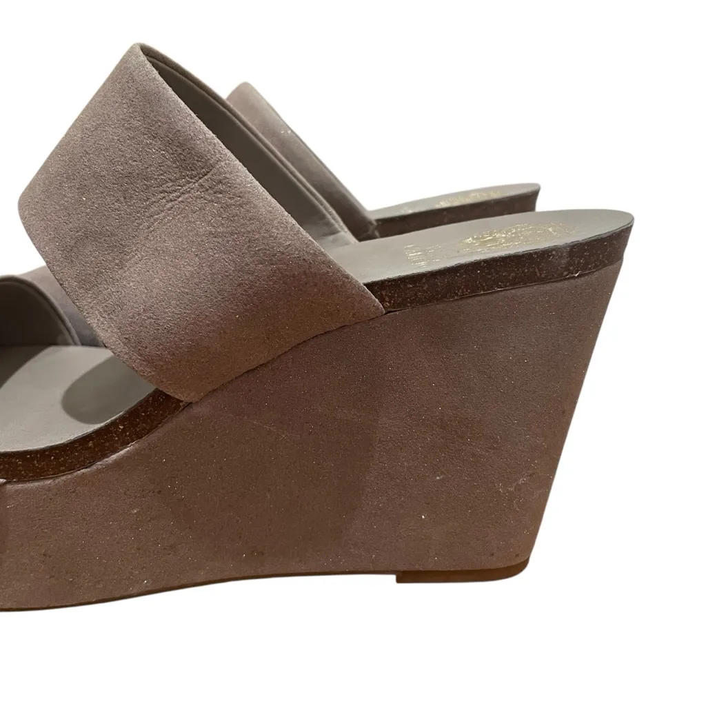 Vince Camuto Varenia Wedge Sandals Silver Grey Women’s Size 11 NWOT - Image 5