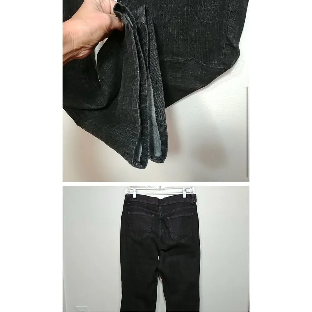 DKNY SOHO Boot Cut Jeans Black size 12 27” inseam - Image 3