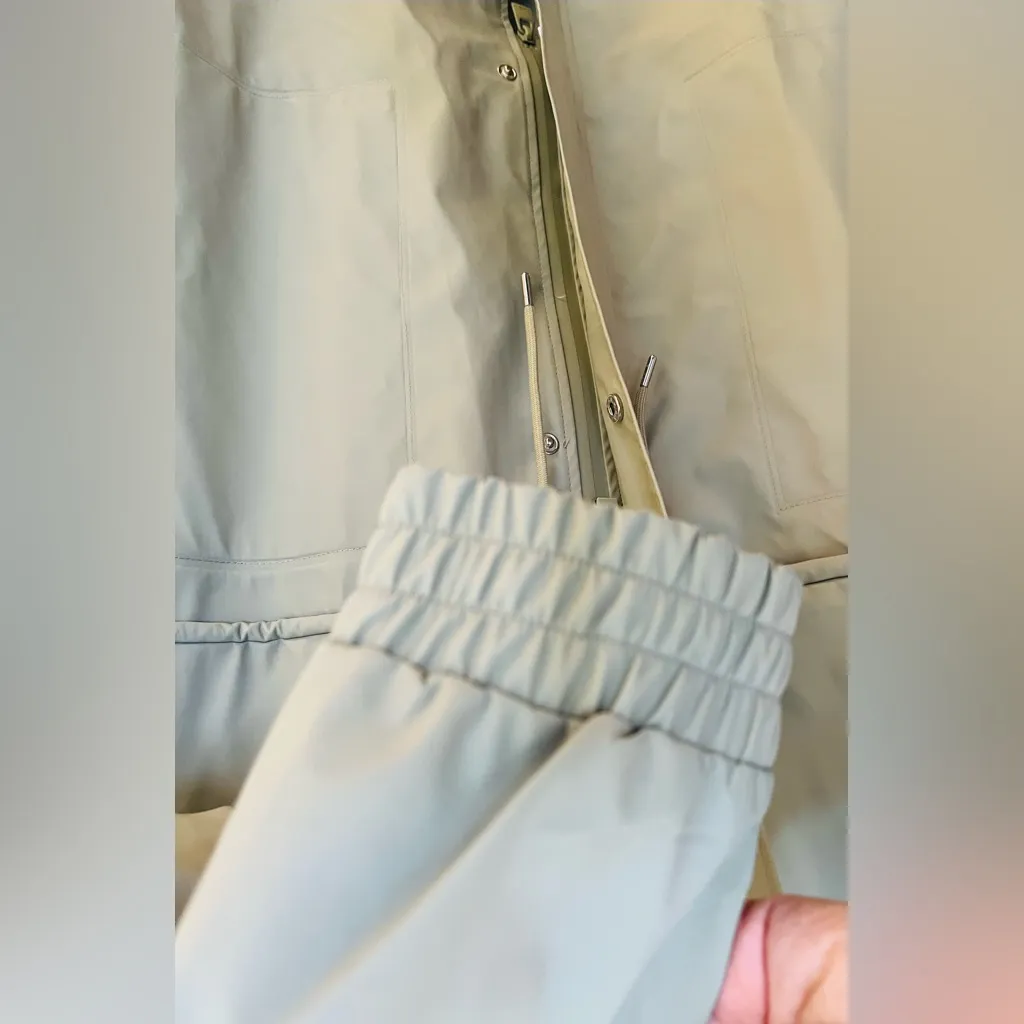 Rains String Parka, “Earth”, women’s L, NWT Green Size L - Image 11