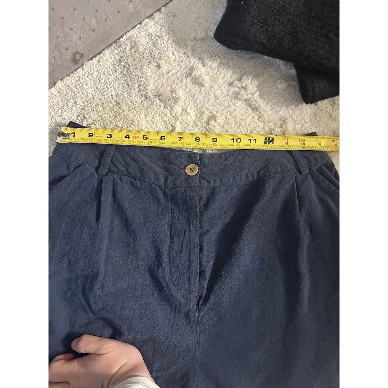 Free People Women’s  Blue Knit Size L Shorts - Image 5