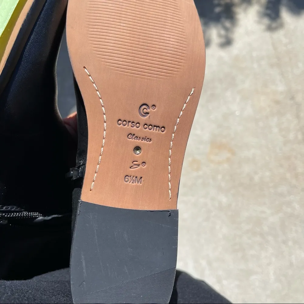 Corso Como Leather Tall Riding Boot size 6.5 - Image 3