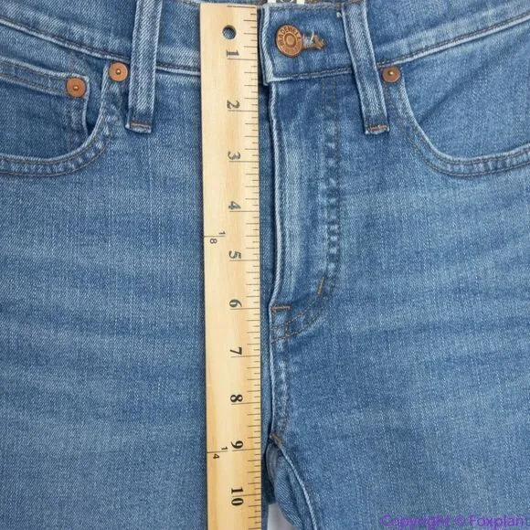 NEW Madewell Kick Out Crop Jeans in Cherryville‎ Wash: Raw-Hem Edition, 24 - Image 10