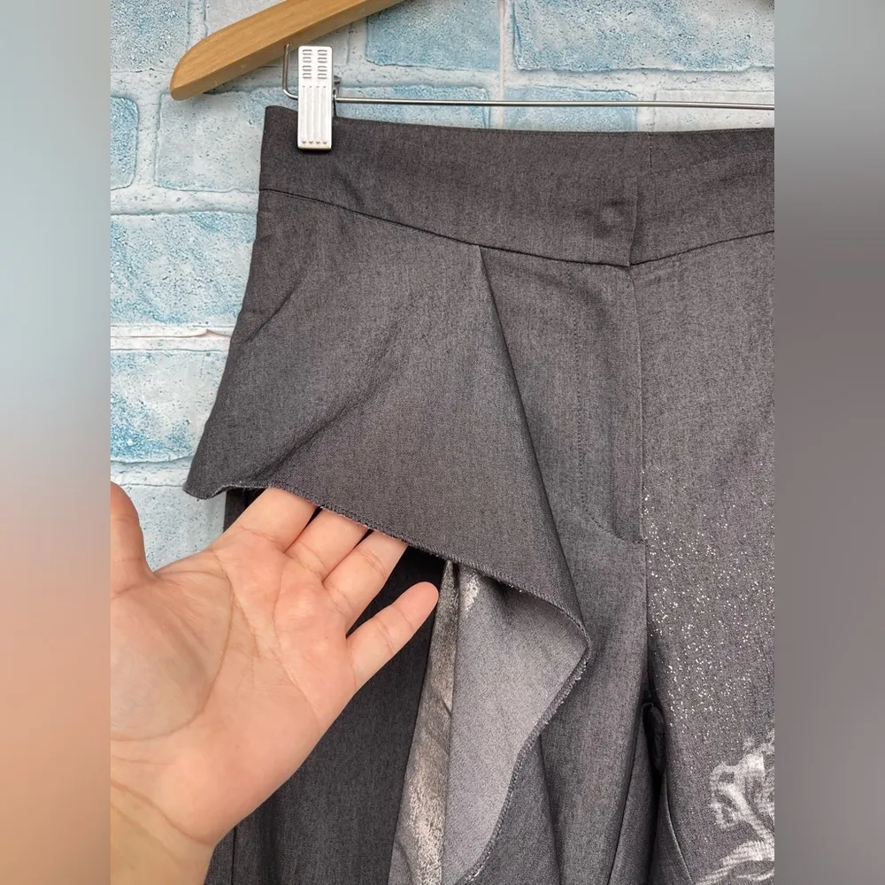 Save the Queen Overlap Pants size small Gray - Image 3