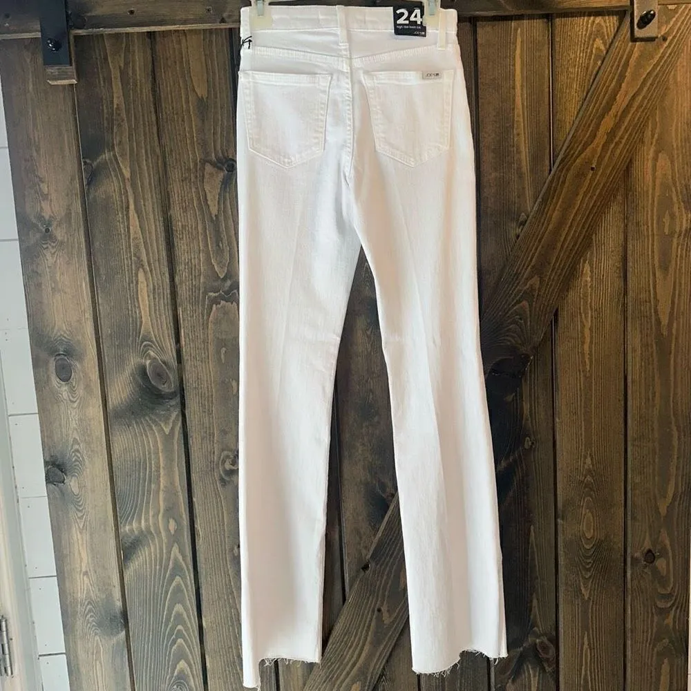 NWT Joe’s High Rise Boot Cut Raw Hem Slit Jeans - Image 2