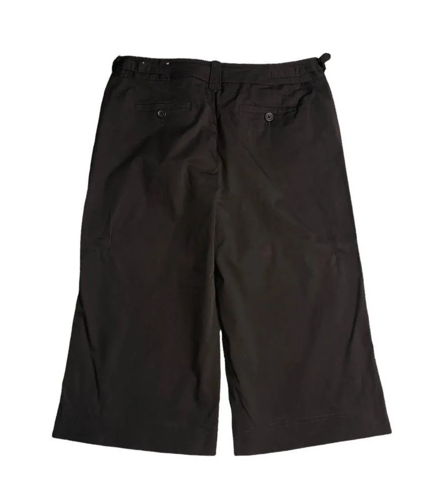 Ann Taylor Dark Chocolate Brown Ann Fit Dress Pant Capris - Image 3