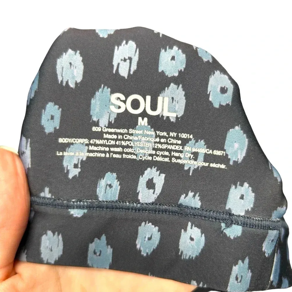 SOUL BY SOULCYCLE Ditsy Cheetah Milestone‎ Legging & Sports Bra Set Size S/M - Image 10