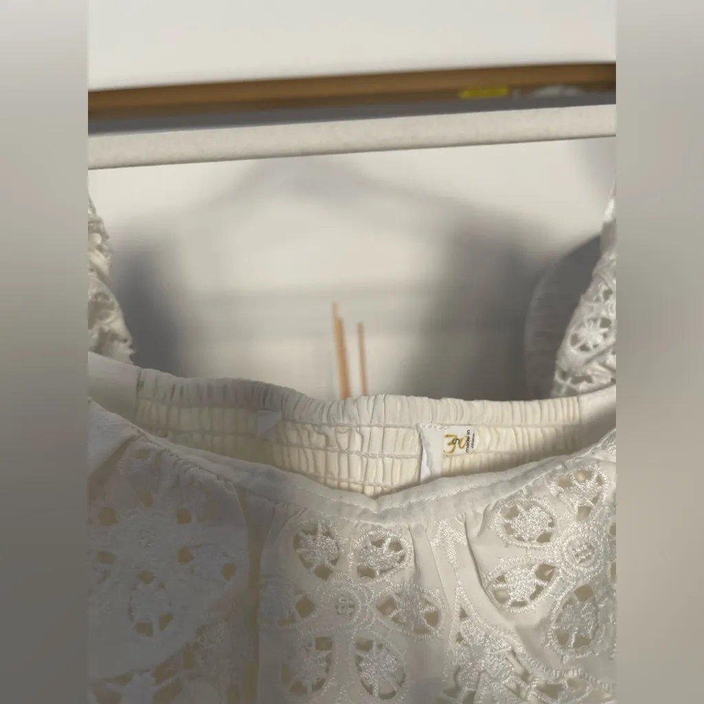 NWOT Astr Patina Dress size Small white smock lace - Image 4