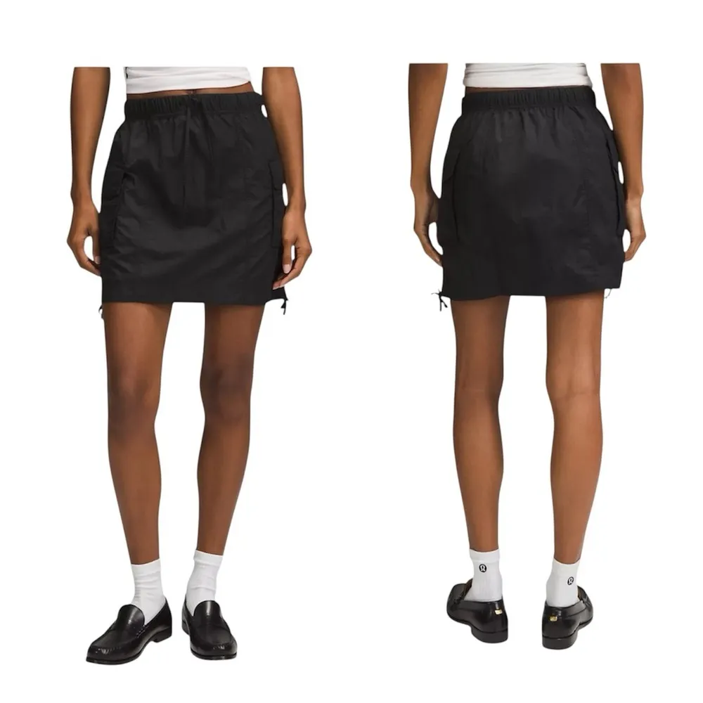 Lululemon Nylon Cargo Mini Skirt Black Size Small NWT - Image 3