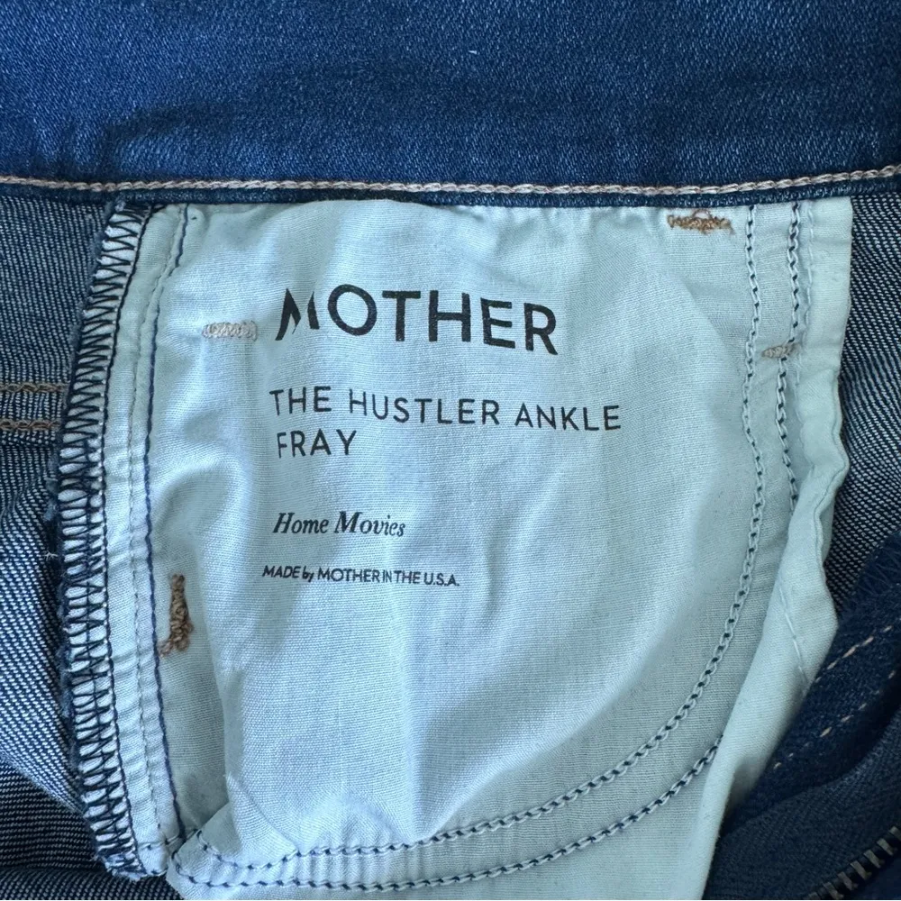 Mother The Hustler Ankle Fray Home Movies Blue Size 26 - Image 11