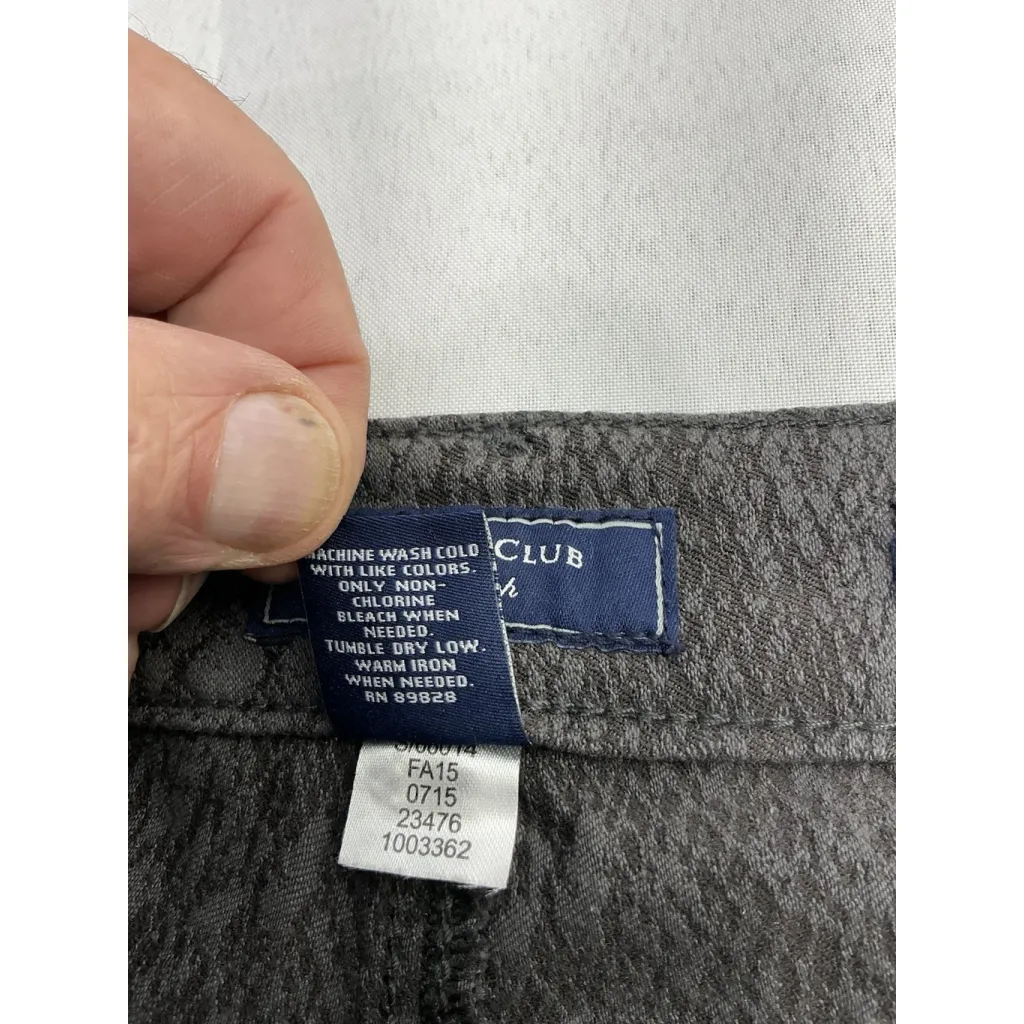 Womans Charter Club Jean Shop Snake Print Jeans 8 Gray Black Skinny Ankle - Image 4