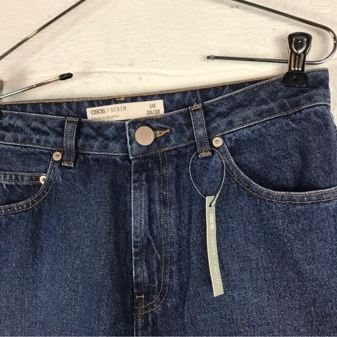 Denim Crop Relaxed Jeans Size 28 - Image 2
