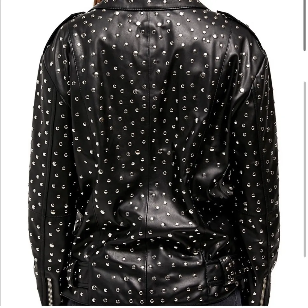 NWT Free People no other studded moto leather jacket - Image 2