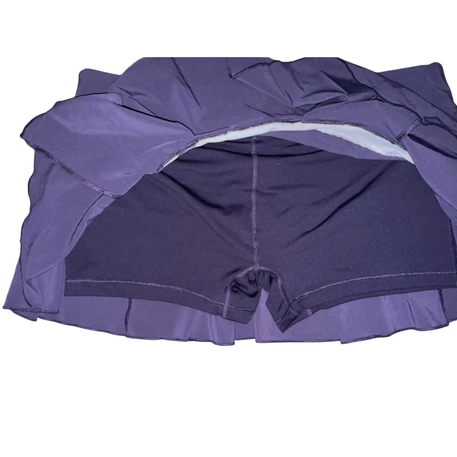 Nike Dri-Fit woven pleated Tennis Skort size XL Purple Haze color skirt shorts - Image 4