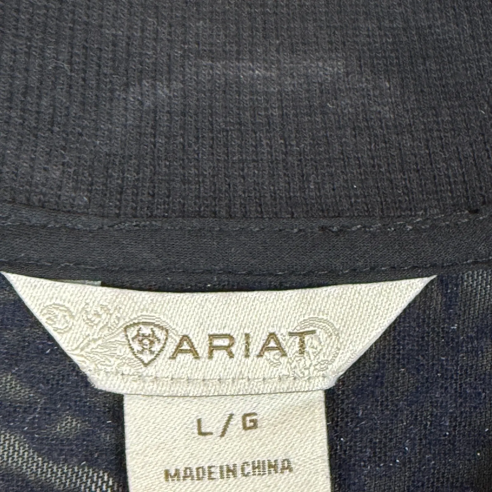 Ariat Jacket Women's L Black Blue Paisley Velvet Burnout Zip Whimsigoth Fairy - Image 4