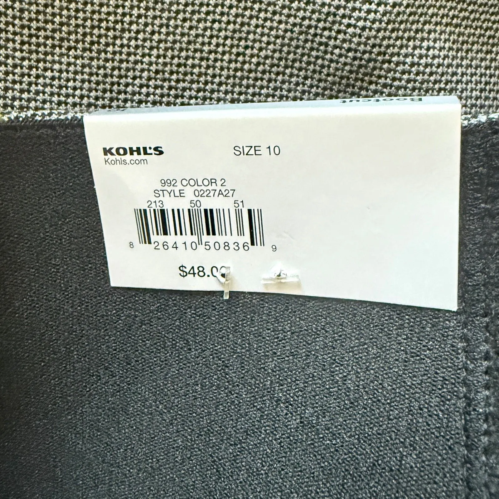 NWT Nine West Bootcut Dress Officecore Business Career Gray Pants Sz 10 - Image 5