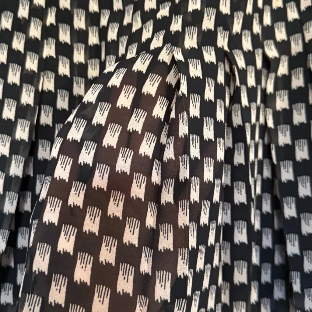 Reiss Monochrome A-Line Skirt - Image 5