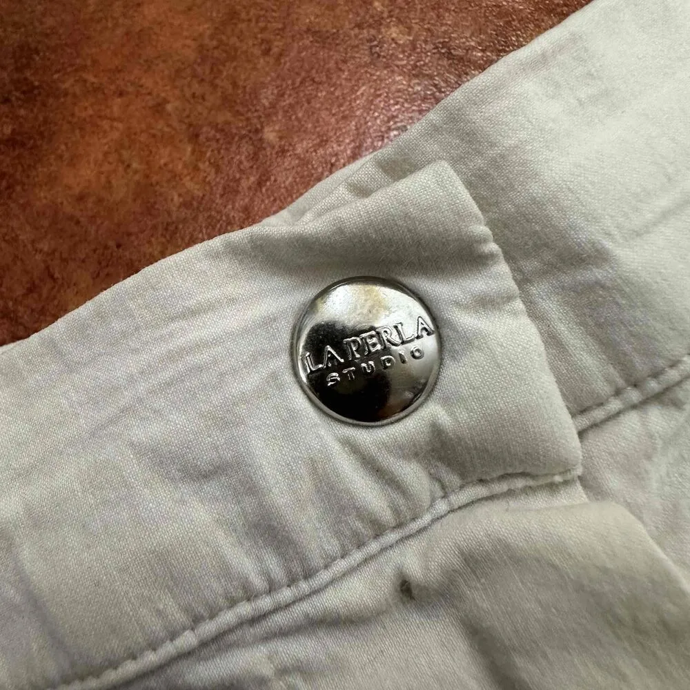 La Perla Zipper Pockets Shorts Size 10 - Image 3