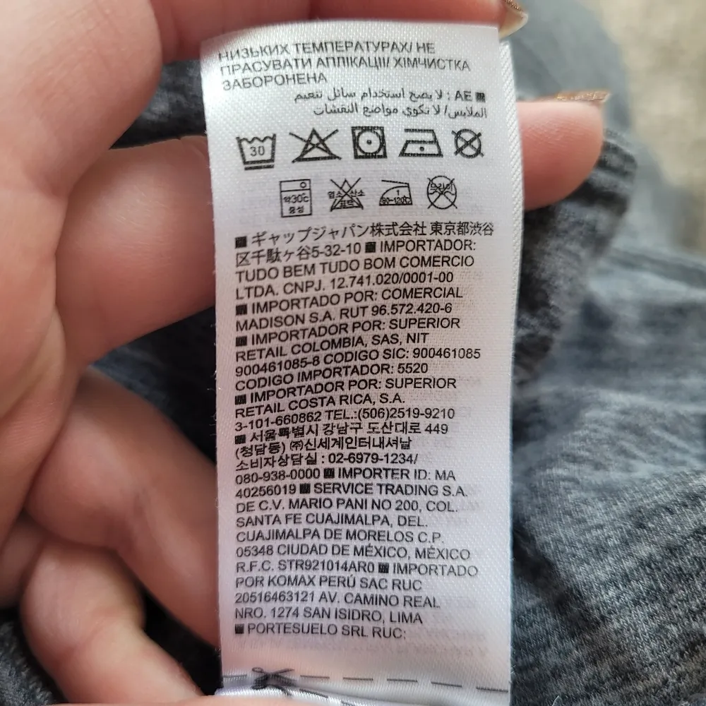 GapFit Heather Gray High Waist Capri Length Yoga Pants - Image 12