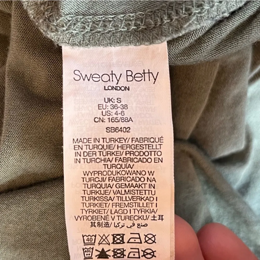 SWEATY BETTY Heath Green Take It Easy Drop Waist Mini Dress - Image 8