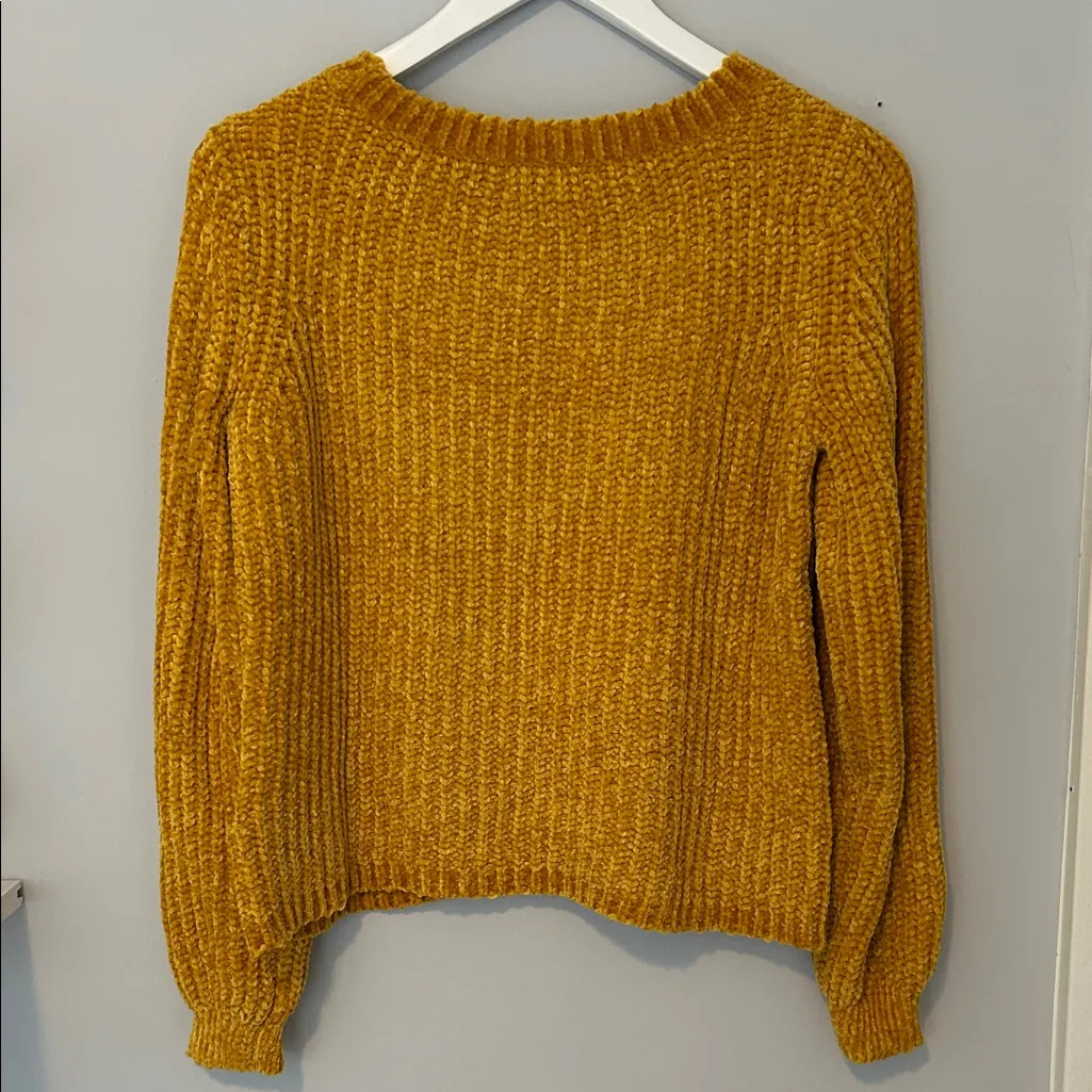BB Dakota Mustard Yellow Sweater - Image 3