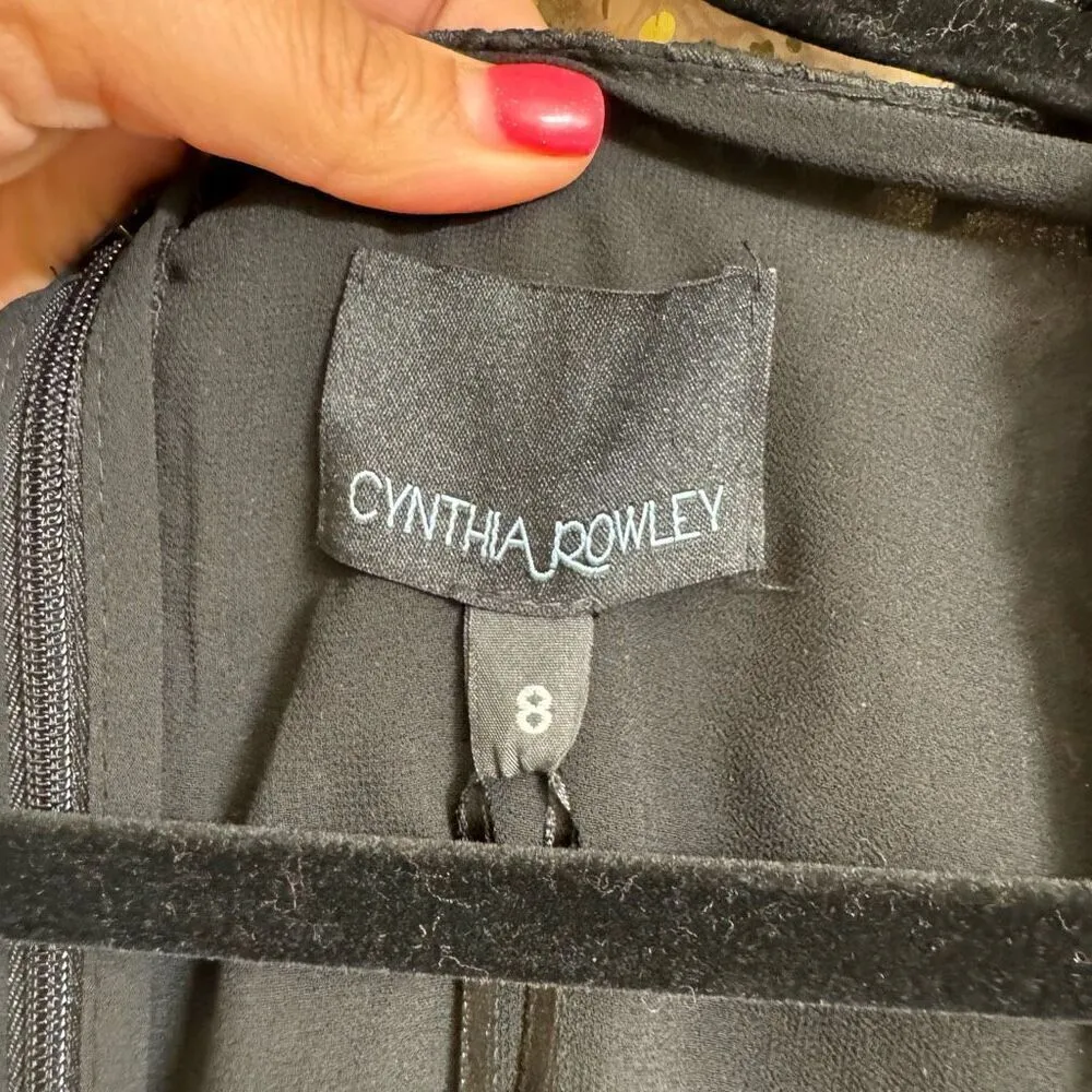 Cynthia Rowley Black Wicker Park Lace Eyelet Dress Size 8 NWT - Image 4